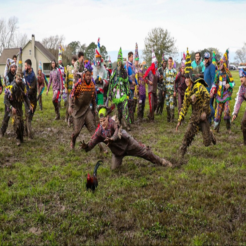 Chase the chicken! Cajun Mardi Gras in Louisiana ( A unique local tradition)